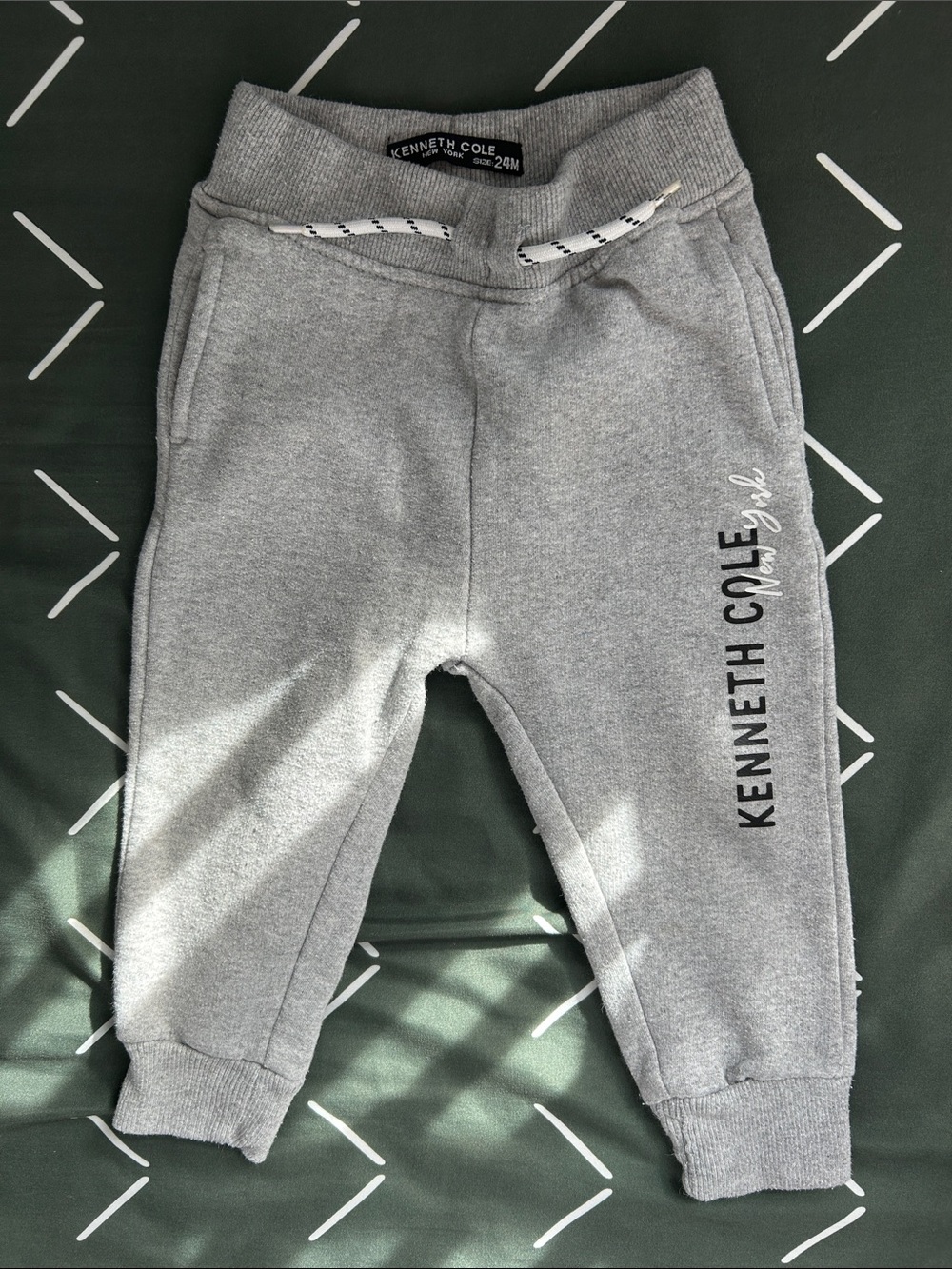 Kenneth Cole Kids Light Gray Jogger Sweatpants